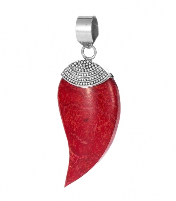 Pendentif Argent Corail Filigrane