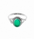 Bague Argent Jade 1,00cm 77