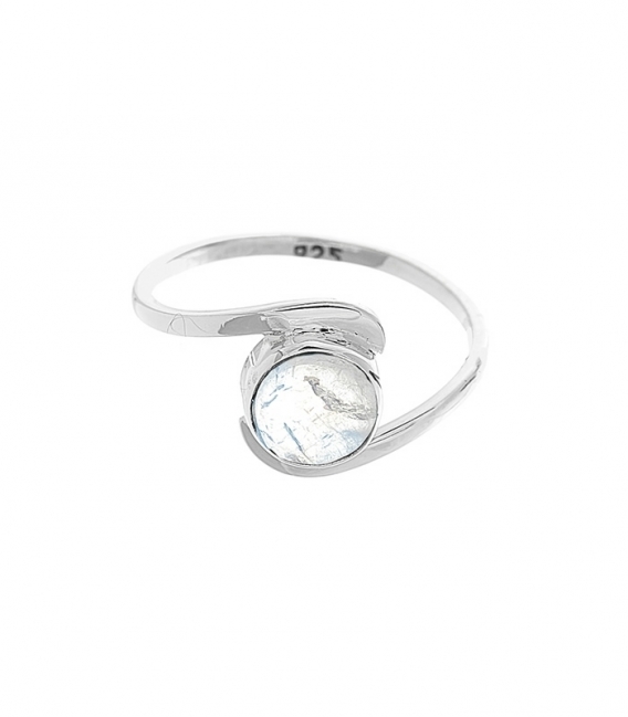 Bague Argent Pierre de Lune 1,10cm