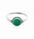 Bague Argent Jade 9mm