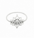 Bague Argent Fleur Lotus 74