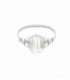 Bague Argent Nacre 11 X 8mm