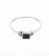 Bague Argent Onyx 5 X 5mm