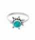 Bague Argent Turquoise 12mm