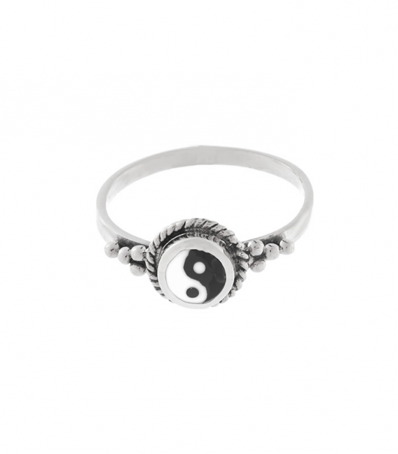 Bague Argent Yin Yang