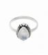 Bague Argent Pierre de Lune 14 X 10mm