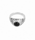 Anillo Plata Sello Onix 12.5mm