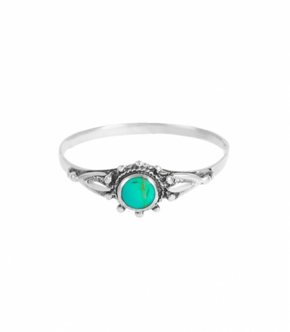 Bague Argent Turquoise 4.3mm