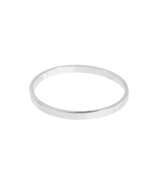 Anillo Plata Alianza Plana 1.5mm