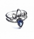 Bague Zirconium Bleue 200