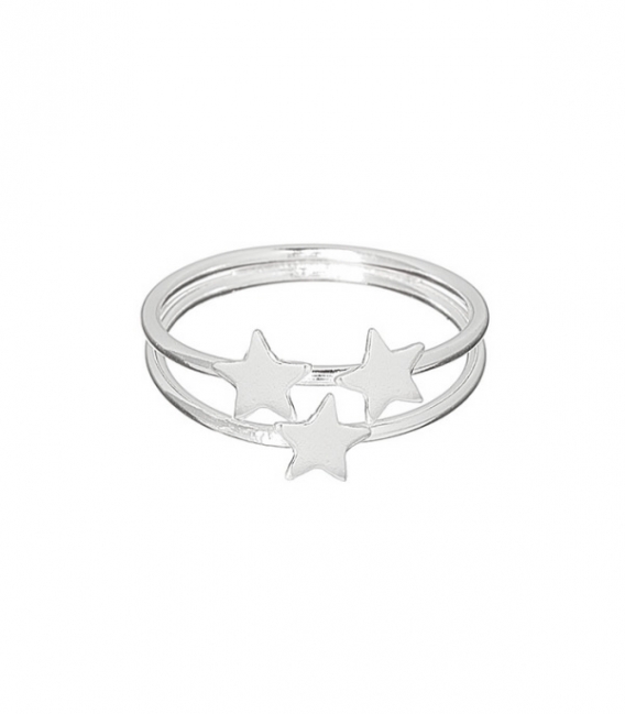 Anillo Plata Estrellas 11-4