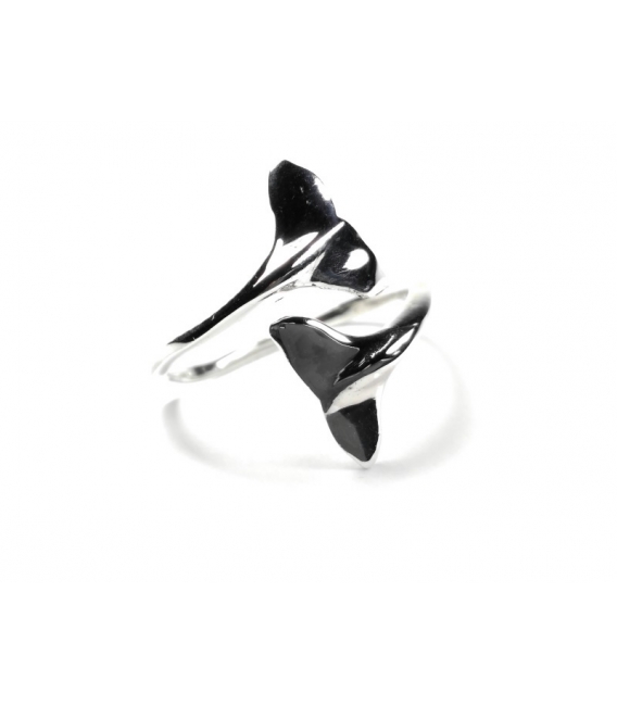 Bague Argent Queue de Baleine