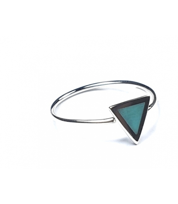 Bague Triangle Turquoise