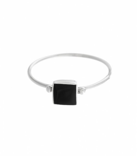 Bague Argent Onyx