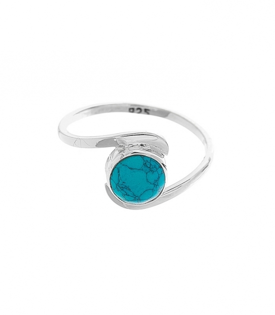 Bague Argent Turquoise 1,10cm