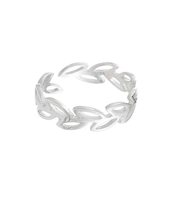 Bague Argent Feuilles 145