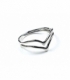 Anillo Plata Doble V