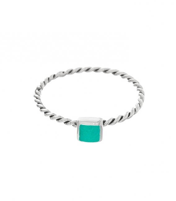 Bague Argent Turquoise 4.5mm