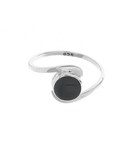 Bague Argent Onyx 1,10cm