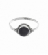 Bague Argent Onyx 9mm