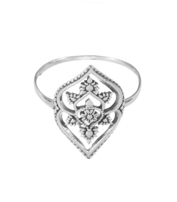 Anillo Plata Mandala Filigrana