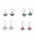 Boucles d'oreilles Argent Mineral Prix Paire