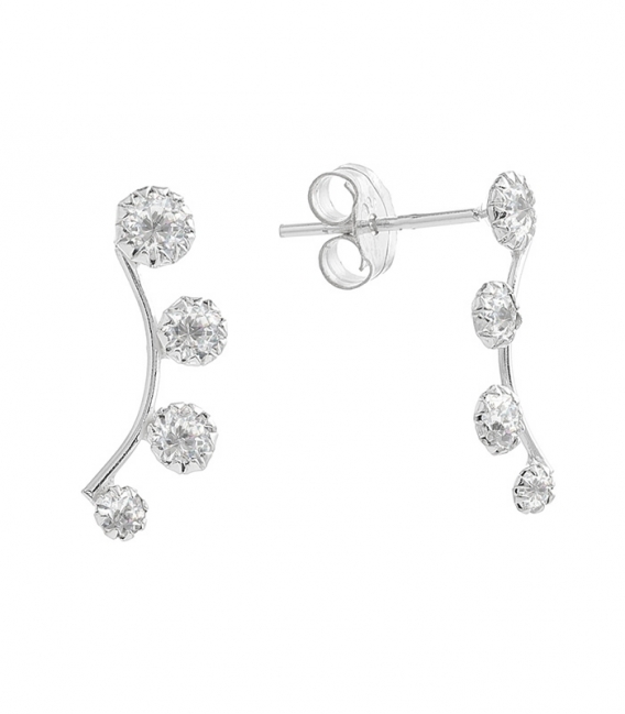 Boucles D'oreilles Zirconium. Prix Paire