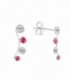 Boucles D'oreilles Zirconium. Prix Paire