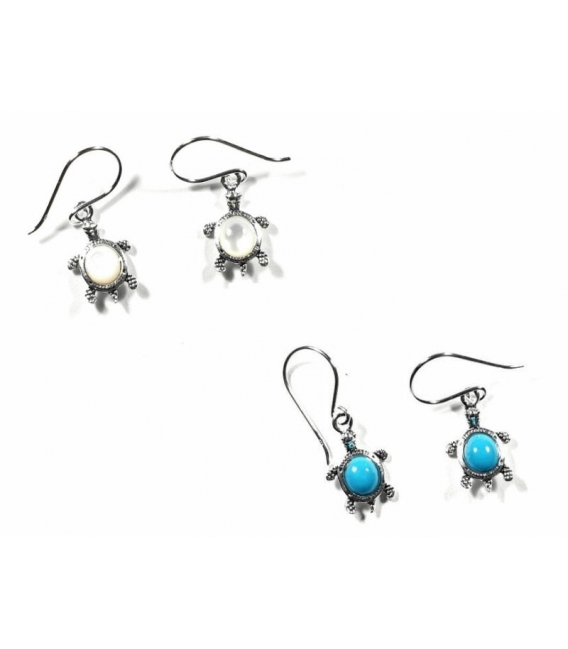 Boucles d'oreilles Tortue