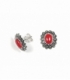 Boucles d'oreilles Argent Email