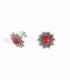 Boucles d'oreilles Argent Email