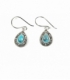 Boucles d'oreilles Argent Email