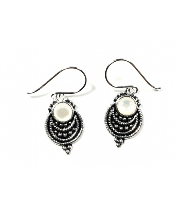 Boucles d'oreilles Argent Pierre Prix Paire