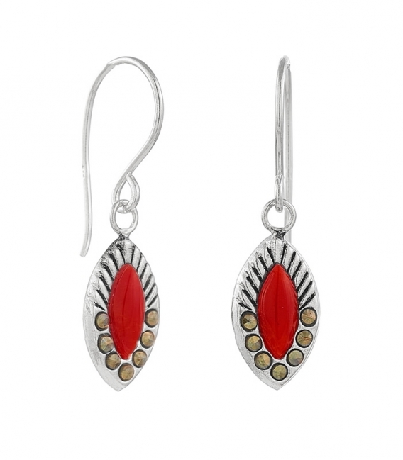 Boucles d'oreilles Argent Pierre Prix Paire