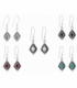 Boucles d'oreilles Argent Pierre 1,30cm. Prix Paire