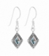 Boucles d'oreilles Argent Pierre 1,30cm. Prix Paire