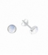 Boucles d'oreilles Argent Pierre 7mm. Prix paire