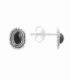 Boucles d'oreilles Argent Email 10mm. Prix paire