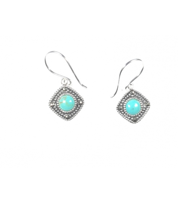 Boucles d'oreilles Argent Pierre Prix Paire