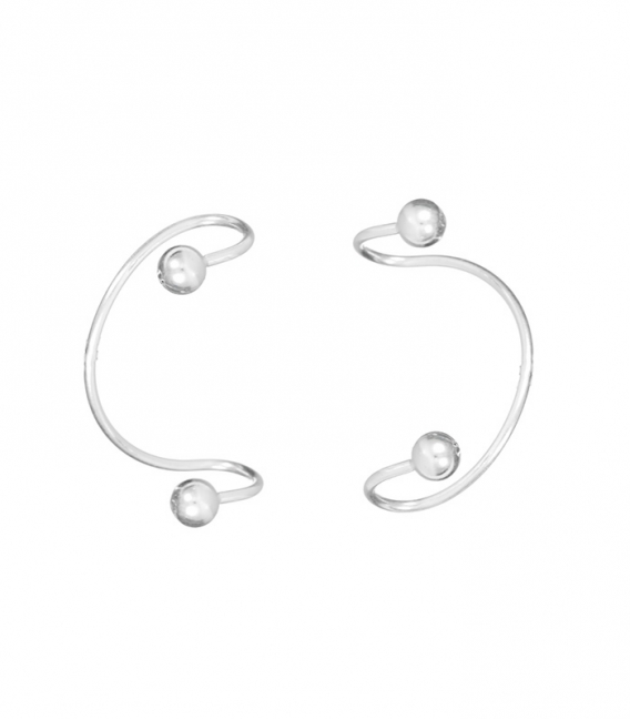 Cartilage Argent Boules Prix Paire