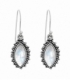 Boucles d'oreilles Argent Pierre 1,90cm. Prix paire