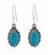 Boucles d'oreilles Argent Pierre 1,90cm. Prix paire