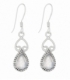 Boucles d'oreilles Argent Pierre 2,20cm. Prix paire