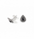 Boucles d'oreilles Argent Email 10mm. Prix paire