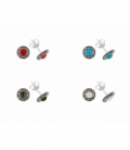 Boucles d'oreilles Email 7.6mm