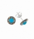 Boucles d'oreilles Email 7.6mm