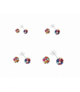 Boucles d’oreilles boule Couleur