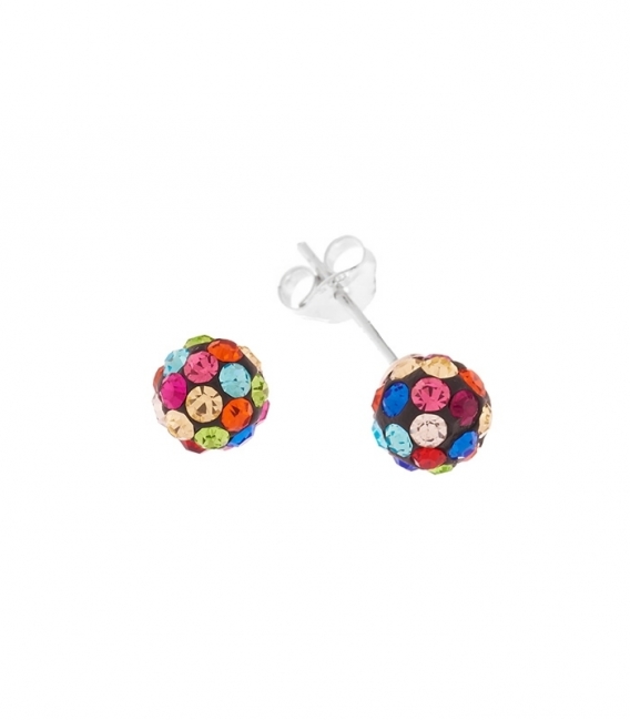 Boucles d’oreilles boule Couleur