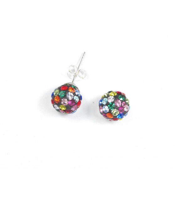 Boucles d’oreilles boule Couleur