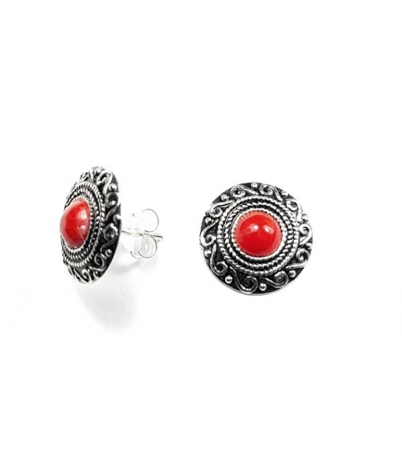 Boucles d'oreilles Argent Pierre Prix Paire